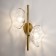 Bra Maytoni Mod207WL-02BS, 2XG9, 28W, 19.5x31.5x45 cm, brass color