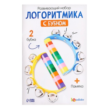 Developing set "Logoritmic with a tambourine", in the package-6