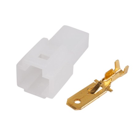 Terminal flat plug 6.3 mm 1-1.5 mm² (RP-P 1.5- (6.3)) + REXANT block-1