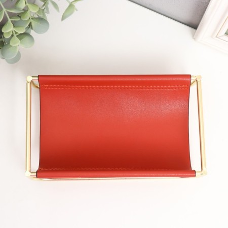 Steam for trifles metal, leatherette "Scandy" brick 21x12x5 cm-1