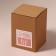 Organizer for cotton pads, with a lid, d = 7 × 11.5 cm, translucent/black color