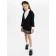 Knitted jacket for a girl, height 134-140 cm, black color