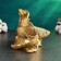 Figure "Golden Fish" 21x14x15cm, gold with gilding