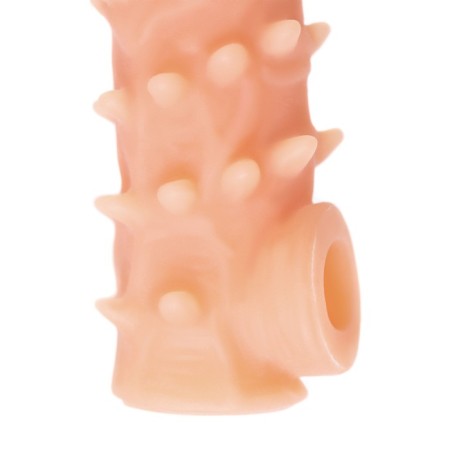 Kokos nozzle is realistic with additional stimulation, TPE, bodily, 15.6 cm, s-6