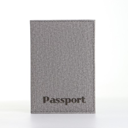 Passport cover, gray color