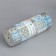 Bathroom rug "Transfiguration", width 65 cm, roll 15 m, orange-blue color