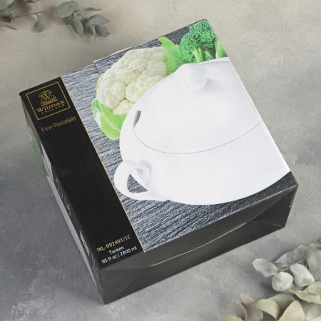 Porcelain loan wilmax, 2.8 l, white color-6