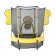 Batut with a protective gut of Perfetto Sport 5 ", D = 140 cm, yellow color