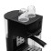 Coffee machine KitFort KT-743, Rozhkova, 1400 watts, 1.4/0.4 l, black