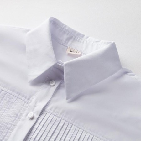 Women's shirt Minaku: Casual Collection Color White, Rr. 50-8