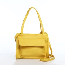 Bag Female Tout with zipper, yellow color