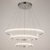 Bayerlux 59914/3 LED 94W 4000K silver 71x71x2-82 cm