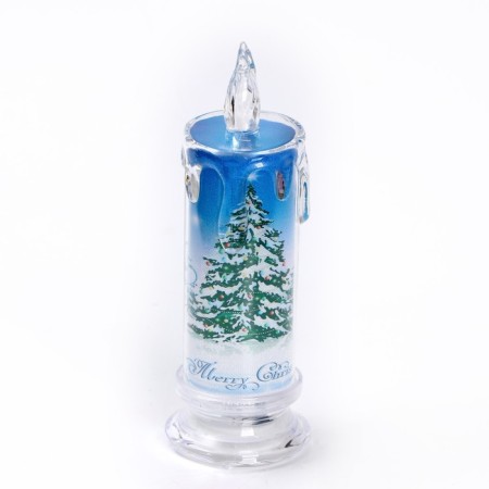 Candle LED "Snowman"-2