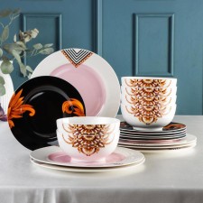 A set of plates of porcelain Magistro 