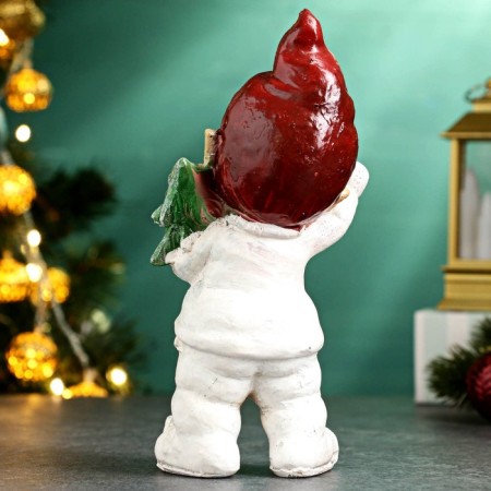 Figure "Boy with a Christmas tree" 18cm-2