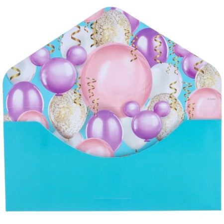 Envelope for money, software. Tach, 19x9 cm "Happy Birthday", Mickey Mouse-4