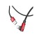 Baseus cable, MVP Elbow Type, Lightning - USB, 2 A, 1 m, corner, red