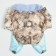 Astronaut overalls, size 14 (DS 32 cm, og 42 cm, Osh 31 cm), blue