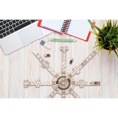 Board game 3D dominoes "Mexican train" EWA-1