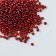 Beads "Astra" 11/0, 20 g (324 red/transparent with a color center)