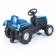 Pedal tractor DOLU RANCHERO, klaxon, blue color