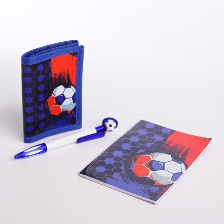 Gift set for the boy “only forward” wallet, notebook, pen-1
