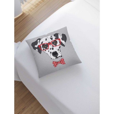 Decorative pillowcase "Stylish Dalmatian", on a zipper, size 45x45 cm-1