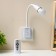 Sconces with the remote control "Cindy" E27 15W white 4x2x33cm