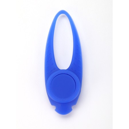 Light beacon on the collar/leash with 3 lumines of the "foot", 3.2 cm, silicone, blue-4