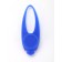 Light beacon on the collar/leash with 3 lumines of the "foot", 3.2 cm, silicone, blue