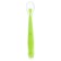 A spoon for a nursery, for the first feeding, in a container, green