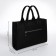 Female bag Textura, tout, average size, black color