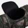 Road bag on a zipper, with an increase, 3 outer pockets, a long belt, camouflage color/green