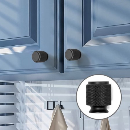 Handle button Cappio PK327, D = 20 mm, black color
