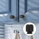Handle button Cappio PK327, D = 20 mm, black color