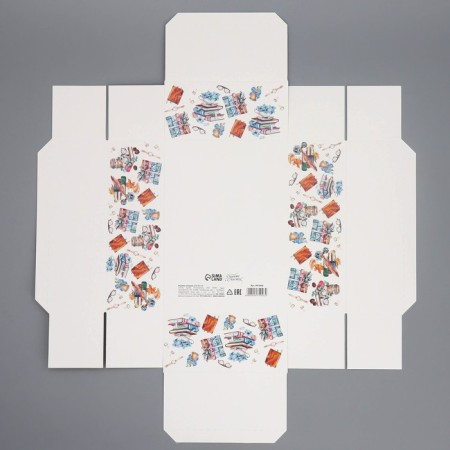Gift folding box, packaging, “Favorite Teacher”, 21 x 15 x 7 cm-6