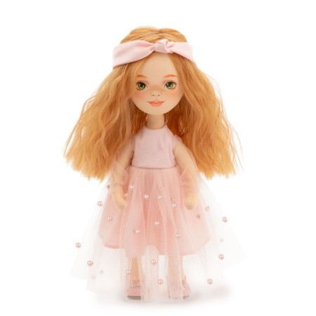 Sunny soft doll "in a light pink dress", 32 cm-2