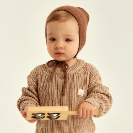 Jumper Knitted SL Home, r.68-74 cm, sand-2