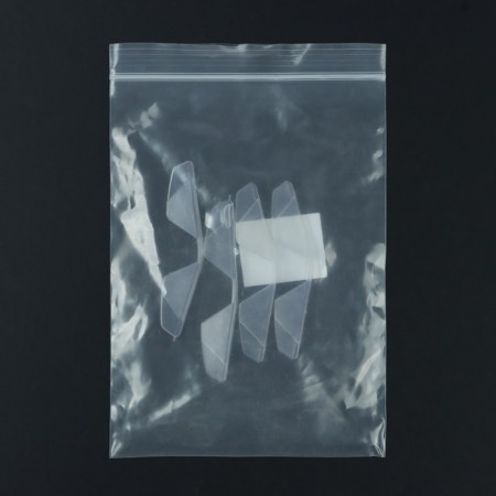 Protective lining on the door, 8.5x1 cm, transparent, set 4 pcs-1