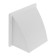 The output of the wall zein, 170 x 170 mm, d = 100 mm, with a check valve, white