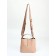 Bag Female Tout with zipper, beige color