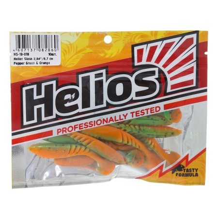 Vibro -high -high Helios Slash Pepper Green & Orrange, 6.7 cm, 10 pcs. (HS-19-018)-1