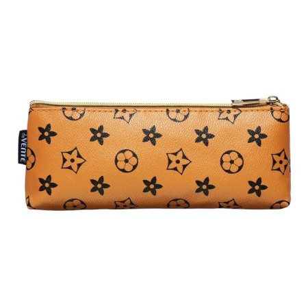 Penal soft, 1 compartment, 80 x 210 x 35 mm, voluminous, Devente, Monogram, fantle leather, lining-2