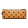 Penal soft, 1 compartment, 80 x 210 x 35 mm, voluminous, Devente, Monogram, fantle leather, lining