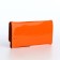 Women's wallet on a magnet, orange color