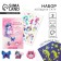 Ring 3 pcs with a tattoo "Cute Princess" 8 x 12 cm