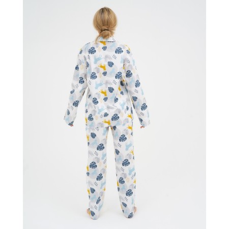 Pajamas (shirt, trousers) female kaftan "tropics" p. 44-46-5