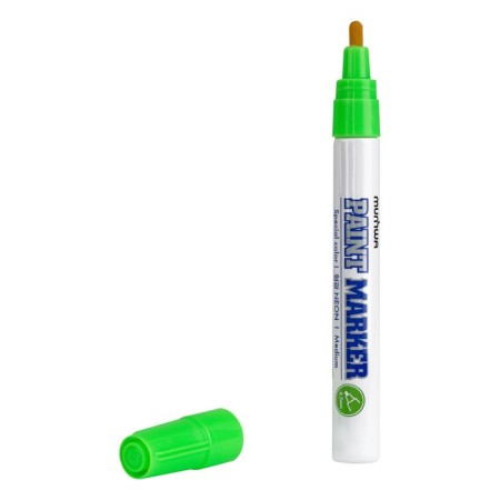 Marker - paint (varnish) munhwa, 4.5 mm, nitro -base, waterproof, green neon-4