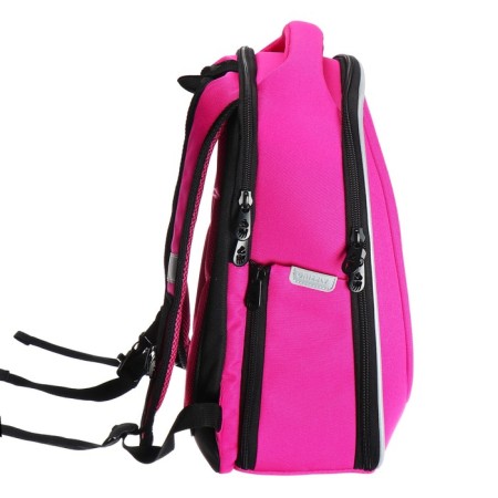 Frame saturan, 36 x 29 x 18 cm, Grizzly, + keychain, plush, fuchsia-3
