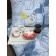 Bed linen 2 joint venture amore mio, size 180x210 cm, 175x215 cm, 70x70 cm - 2 pcs, blue color